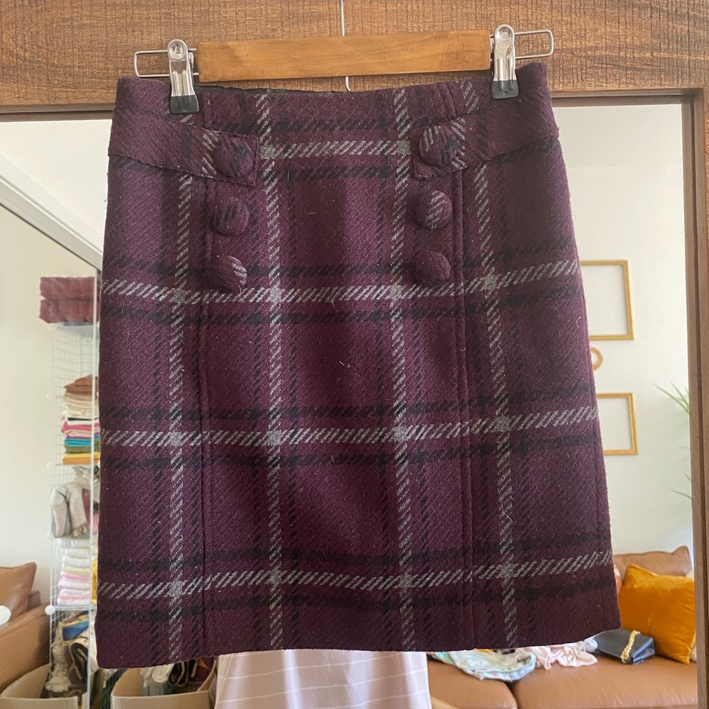 LOFT Ann Taylor Plaid Skirt